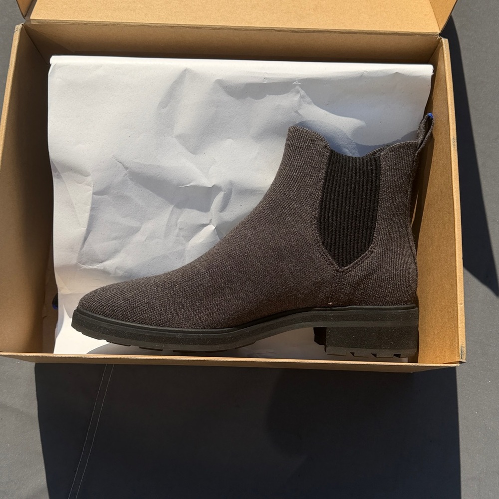 Rothy’s The Lug Boot - Graphite Brown - Picture 7 of 15